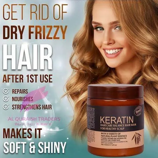 Keratin Hair Care Balance Hair Mask & Treatment For Healthy Scalp 500 ML - Image 5