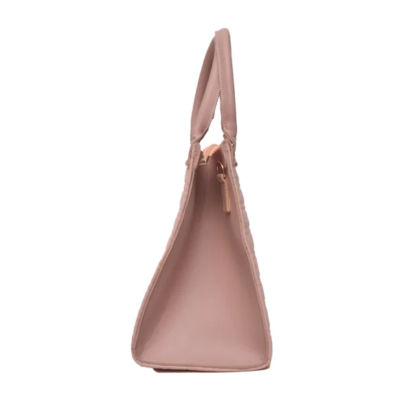 Oversized Structured Tote Bag (Pink) - Image 5